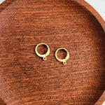 Gold Rounded Leverback Stainless Steel Earring Hook, 20 Pieces, Earring Hook 3 - 