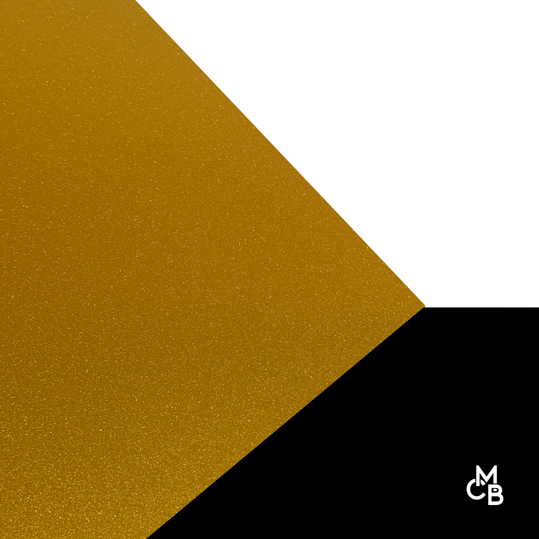 Gold Shimmer Glitter Double Sided Cast Acrylic | Glitter Acrylic Sheet | CMB Acrylic