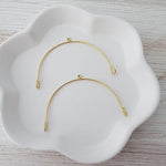 Gold Stainless Steel Large Arches, 10 Pieces, Connector 86 - 