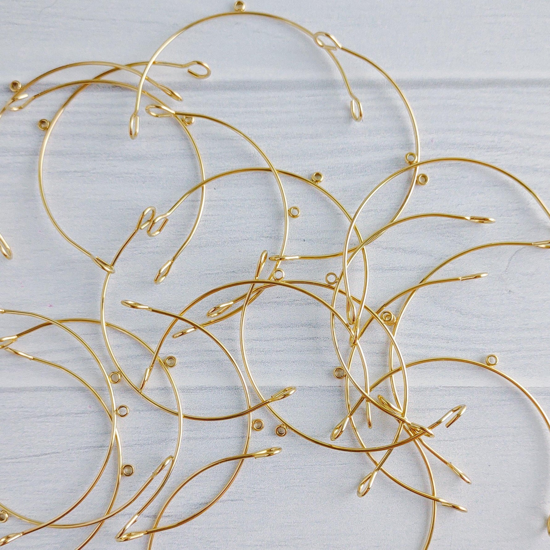 Gold Stainless Steel Large Arches, 10 Pieces, Connector 86 - 