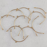 Gold Stainless Steel Medium Arches, 10 Pieces, Connector 83 - 
