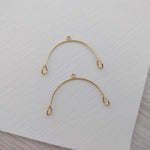 Gold Stainless Steel Medium Arches, 10 Pieces, Connector 83 - 