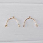 Gold Stainless Steel MINI Arches, 10 Pieces - 