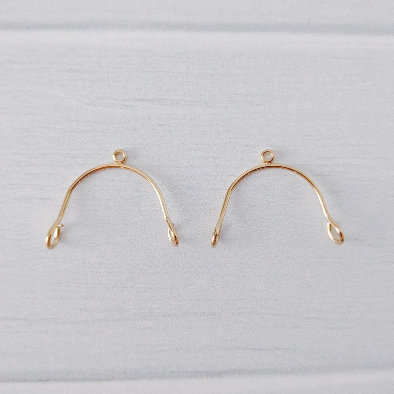 Gold Stainless Steel MINI Arches, 10 Pieces - 