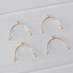Gold Stainless Steel MINI Arches, 10 Pieces - 