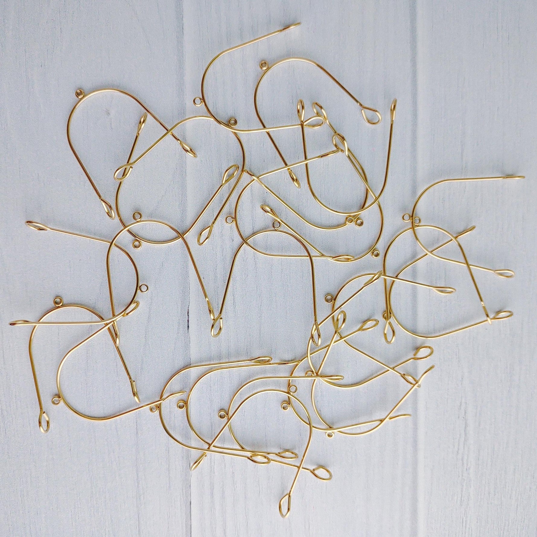 Gold Stainless Steel Small Arches, 10 Pieces, Connector 78 - 