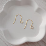 Gold Statement Large Loop Stainless Steel Ear Wires (6mm), 20 Pieces, Earring Hook 11 - 