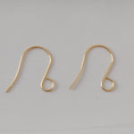 Gold Statement Large Loop Stainless Steel Ear Wires (6mm), 20 Pieces, Earring Hook 11 - 