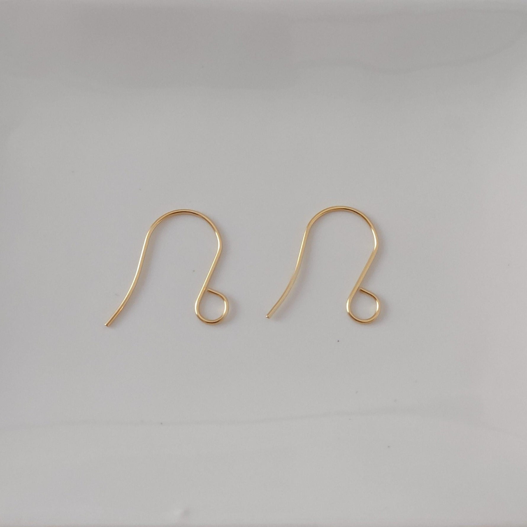 Gold Statement Large Loop Stainless Steel Ear Wires (6mm), 20 Pieces, Earring Hook 11 - 