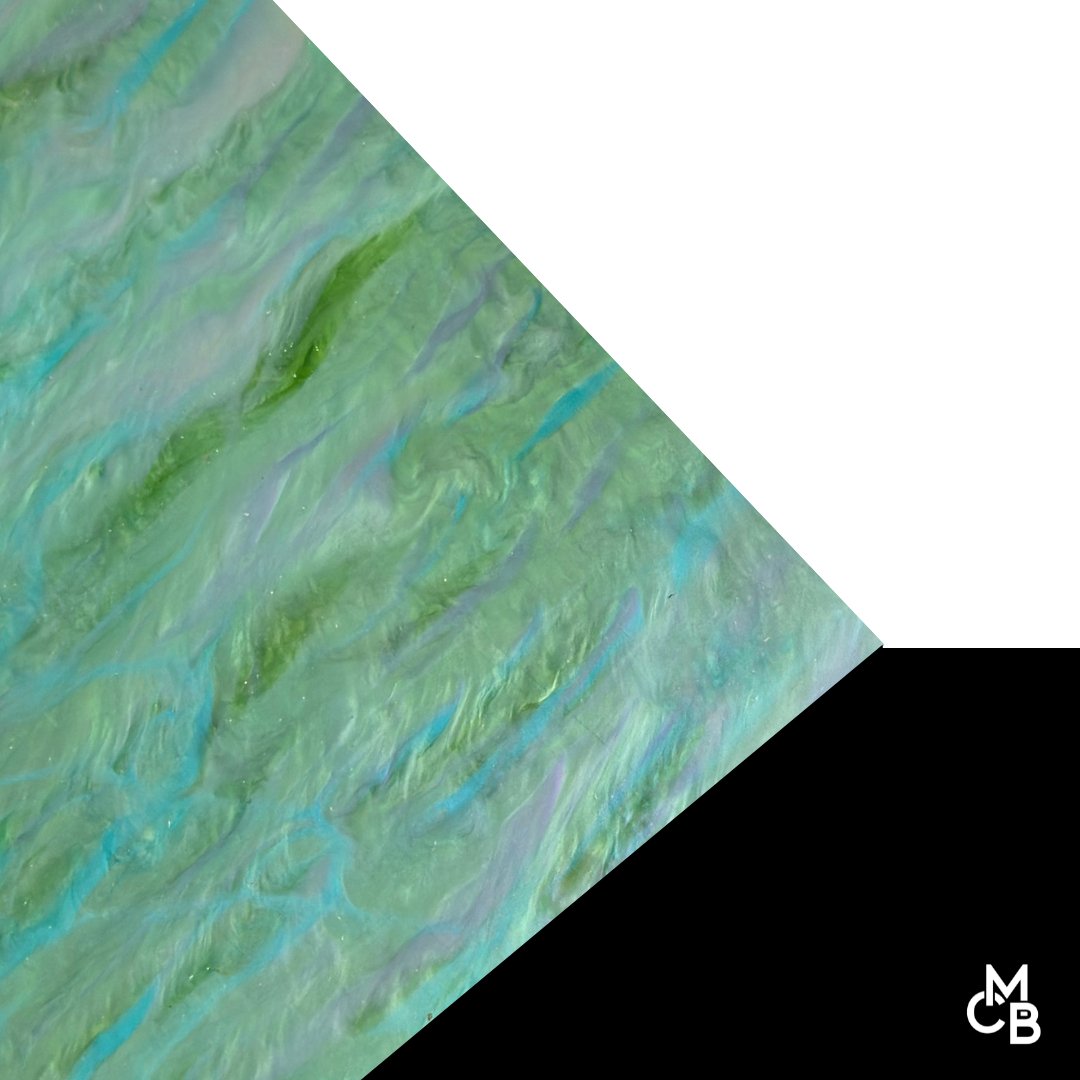 Grass Green Marbled Glitter Cast Acrylic | Marbled Acrylic Sheet | CMB Acrylic