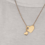 Heartfall Necklace (Silver or Gold), 1 Total, Metal Blank 154 - 