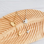 Heartfall Necklace (Silver or Gold), 1 Total, Metal Blank 154 - 