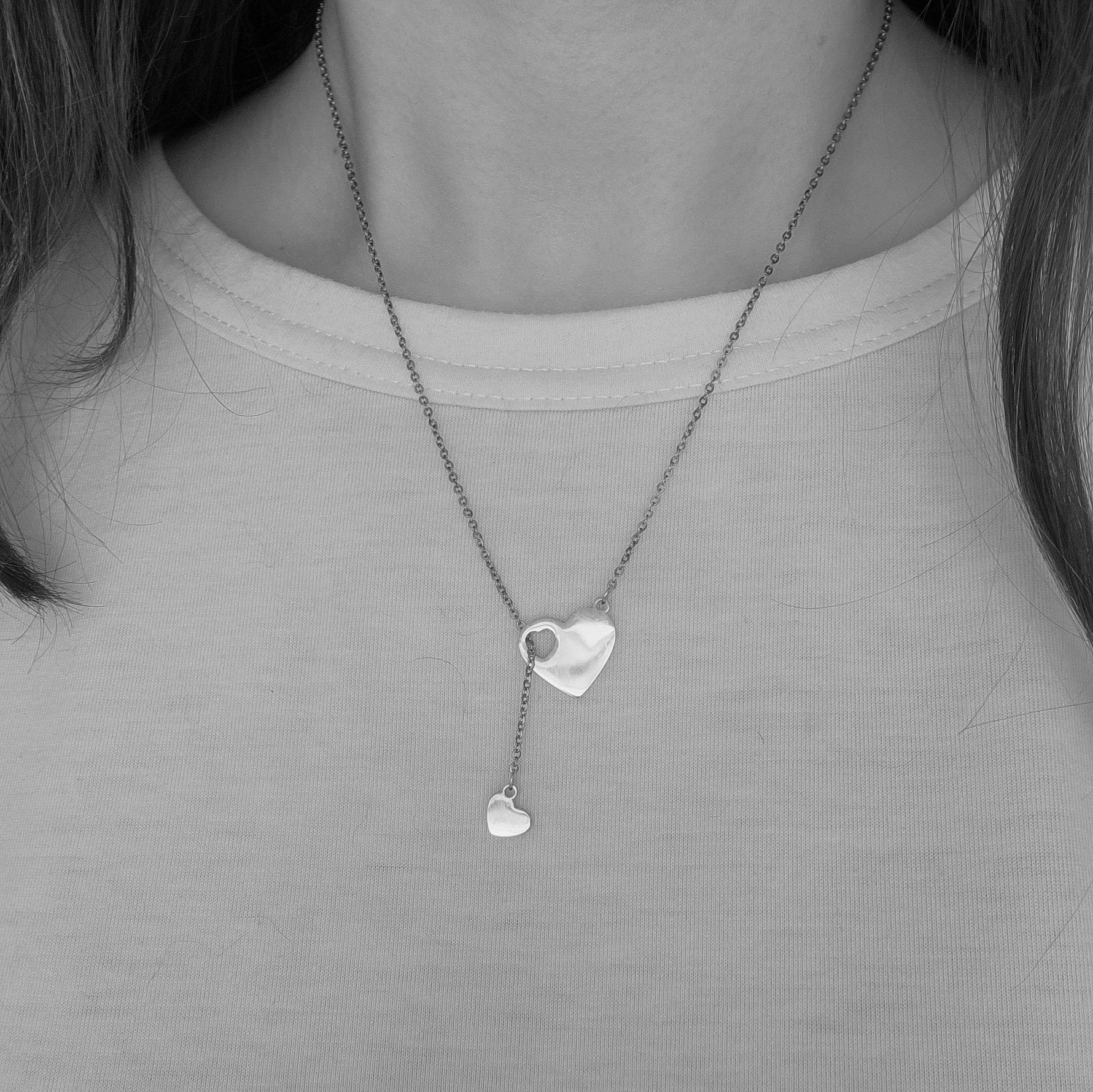 Heartfall Necklace (Silver or Gold), 1 Total, Metal Blank 154 - 