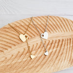 Heartfall Necklace (Silver or Gold), 1 Total, Metal Blank 154 - 