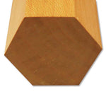 Hexagon Wood Bracelet Mandrel, 1 Piece, Tool 30 - 