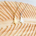 Holiday Tree Necklace (Silver or Gold), 1 Total, Metal Blank 183 - 