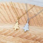 Holiday Tree Necklace (Silver or Gold), 1 Total, Metal Blank 183 - 