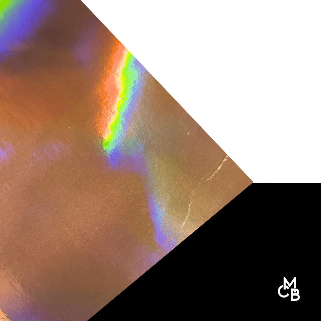 Holographic Gold Engraves Black Leatherette Sheets | Premium Quality laser safe leatherette
