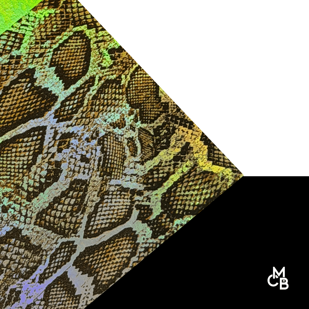 Holographic Snakeskin Leatherette Sheets | Premium Quality laser safe leatherette