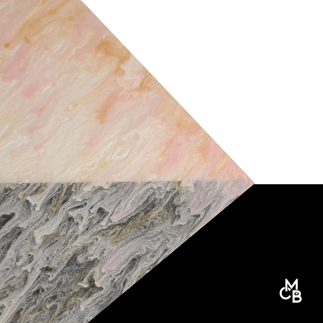 Icing Cascade Marbled Glitter Cast Acrylic | Marbled Acrylic Sheet | CMB Acrylic