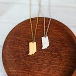 Indiana Pendant Necklace (Silver or Gold), 1 Total, Metal Blank 203 - 