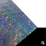 Iridescent Crystal on Black Acrylic | Iridescent Acrylic Sheet | CMB Acrylic