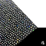 Iridescent Diamonds on Black Acrylic | Iridescent Acrylic Sheet | CMB Acrylic