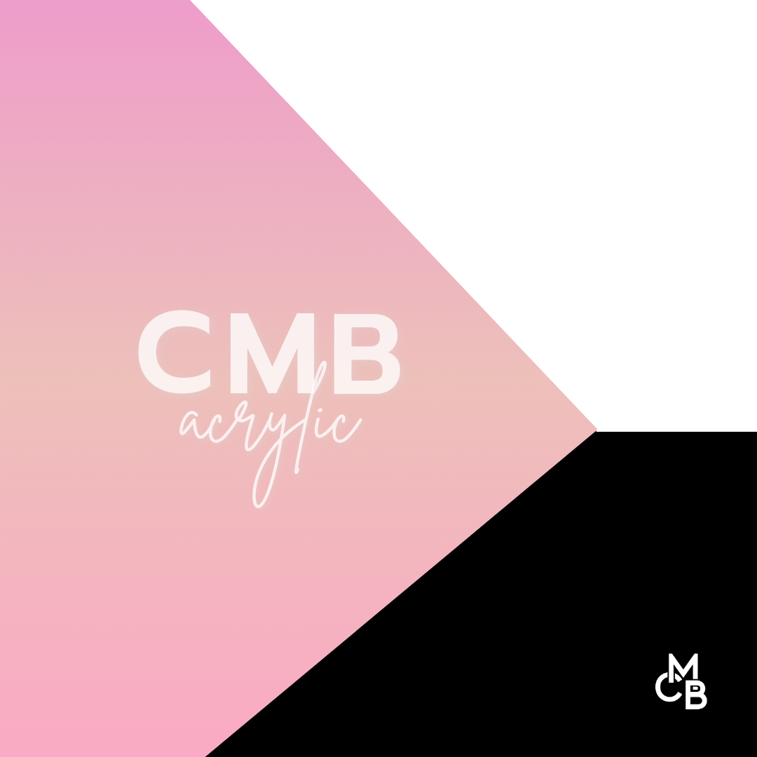 Iridescent Pink Engraves White Two Tone Acrylic | Iridescent Acrylic Sheet | CMB Acrylic