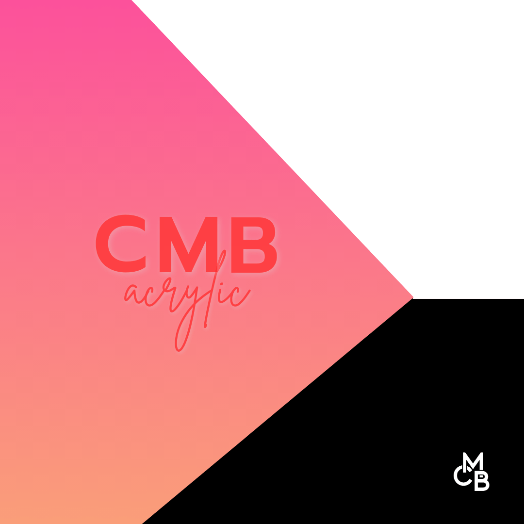 Iridescent Sunset Series Engraves Red Two Tone Acrylic | Iridescent Acrylic Sheet | CMB Acrylic