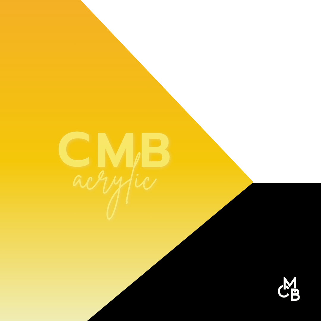 Iridescent Sunset Series Engraves Yellow Two Tone Acrylic | Iridescent Acrylic Sheet | CMB Acrylic