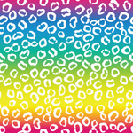 P1426 | Iridescent Rainbow Leopard Pattern Acrylic Sheets