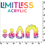 P1426 | Iridescent Rainbow Leopard Pattern Acrylic Sheets