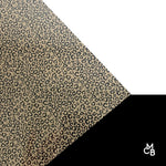 Itty Bitty Black Leopard on Transparent Bronze Pattern Acrylic Sheet CMB PRESTIGE PATTERNS - Acrylic Sheets