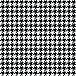 Itty Bitty Black & White Houndstooth Pattern Acrylic Sheets - CMB Pattern Acrylic