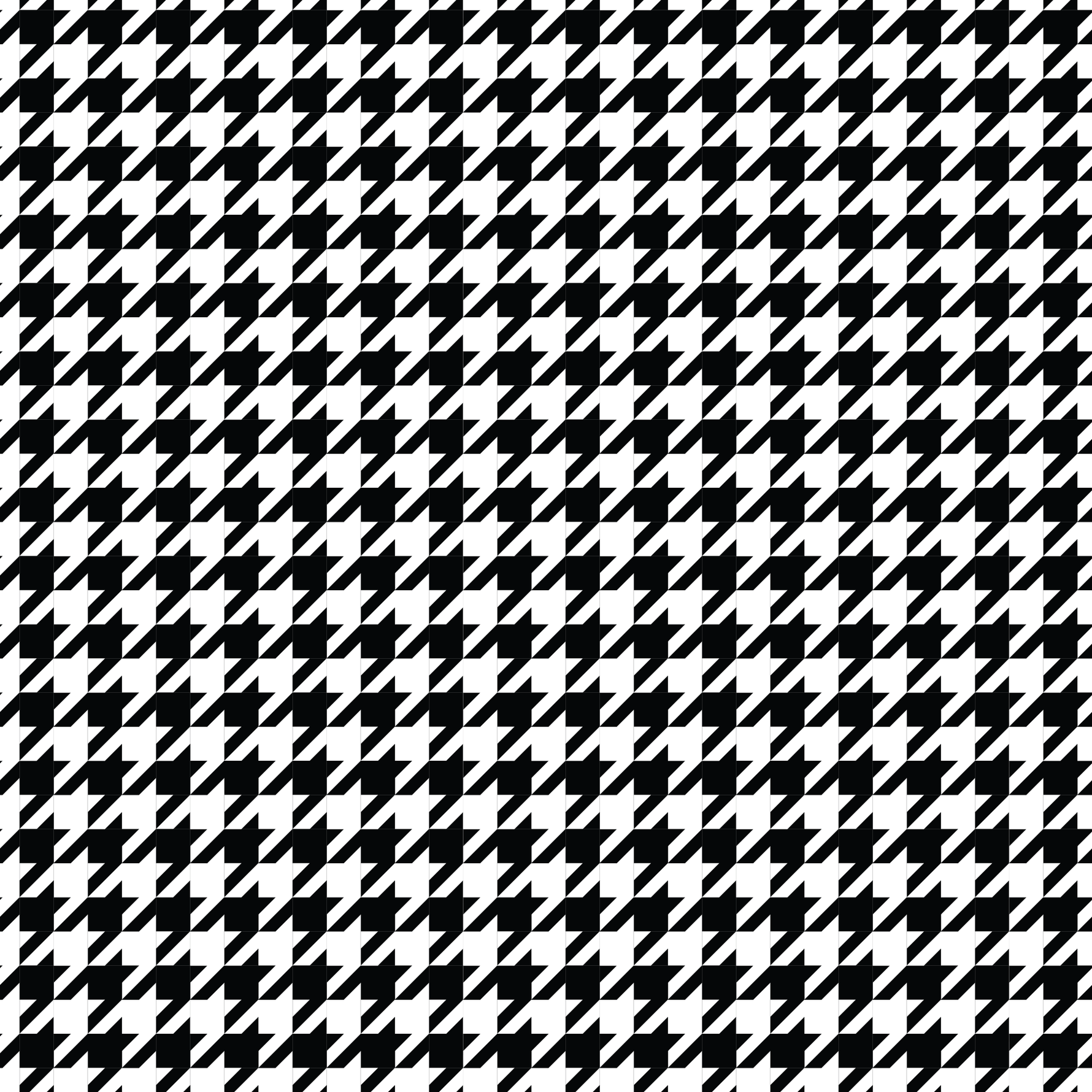 Itty Bitty Black & White Houndstooth Pattern Acrylic Sheets - CMB Pattern Acrylic