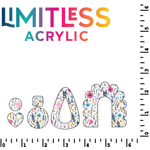 Itty Bitty Ditsy Floral Pattern Acrylic Sheets - CMB Pattern Acrylic