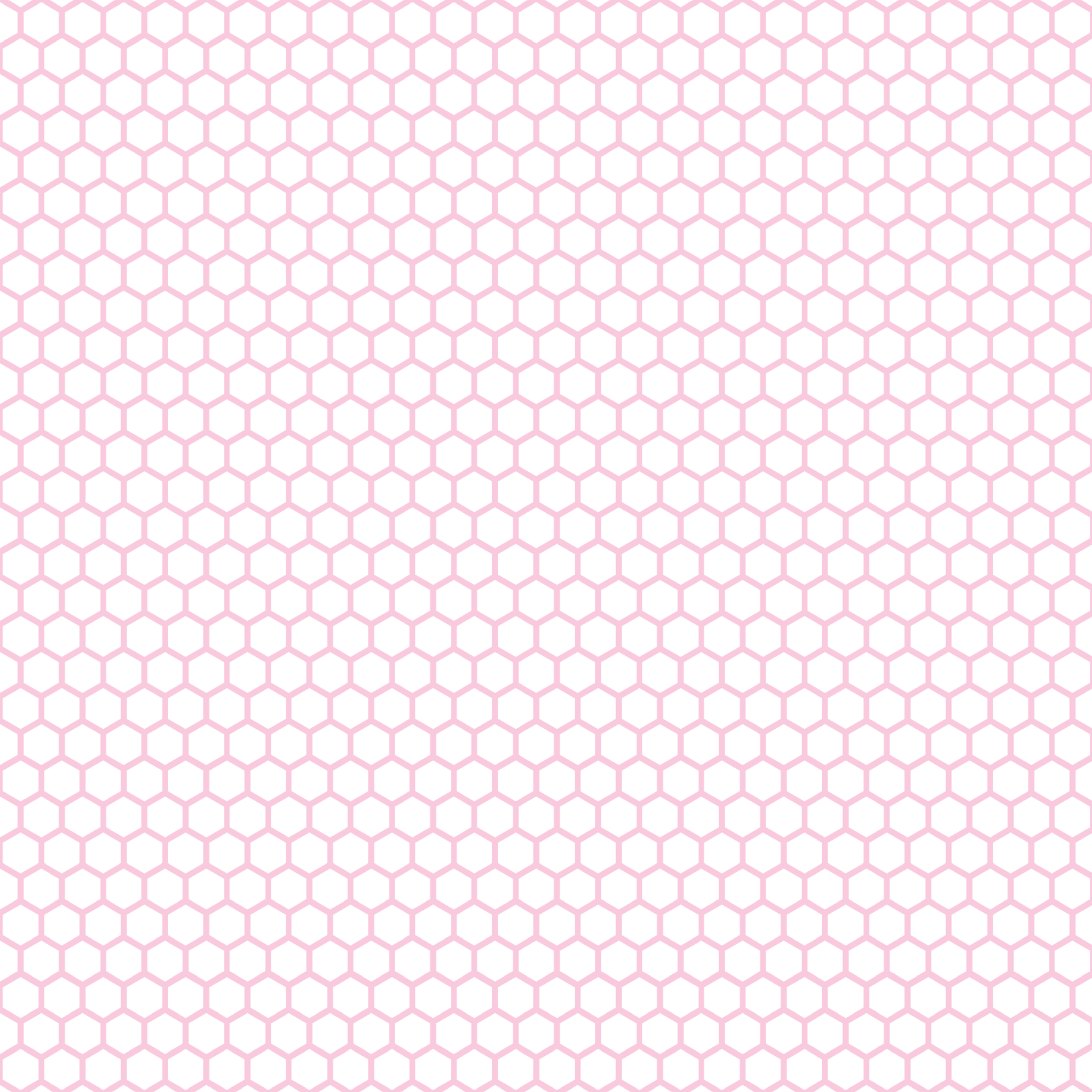 Itty Bitty Pastel Pink Honeycomb Pattern Acrylic Sheets - CMB Pattern Acrylic