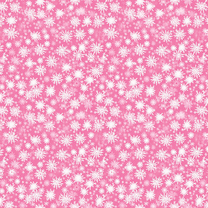 Itty Bitty Pink Snowflakes Pattern Acrylic Sheets - CMB Pattern Acrylic