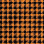 Itty Bitty Pumpkin Buffalo Plaid Pattern Acrylic Sheets - CMB Pattern Acrylic