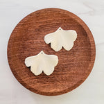 Ivory Ginkgo Leaf Pendants, 10 Pieces, Ginkgo 17 - 