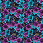 Jewel Tone Floral Leopard Pattern Acrylic Sheets - CMB Pattern Acrylic