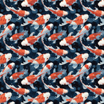 P1432 | Koi Fish Camo Pattern Acrylic Sheets