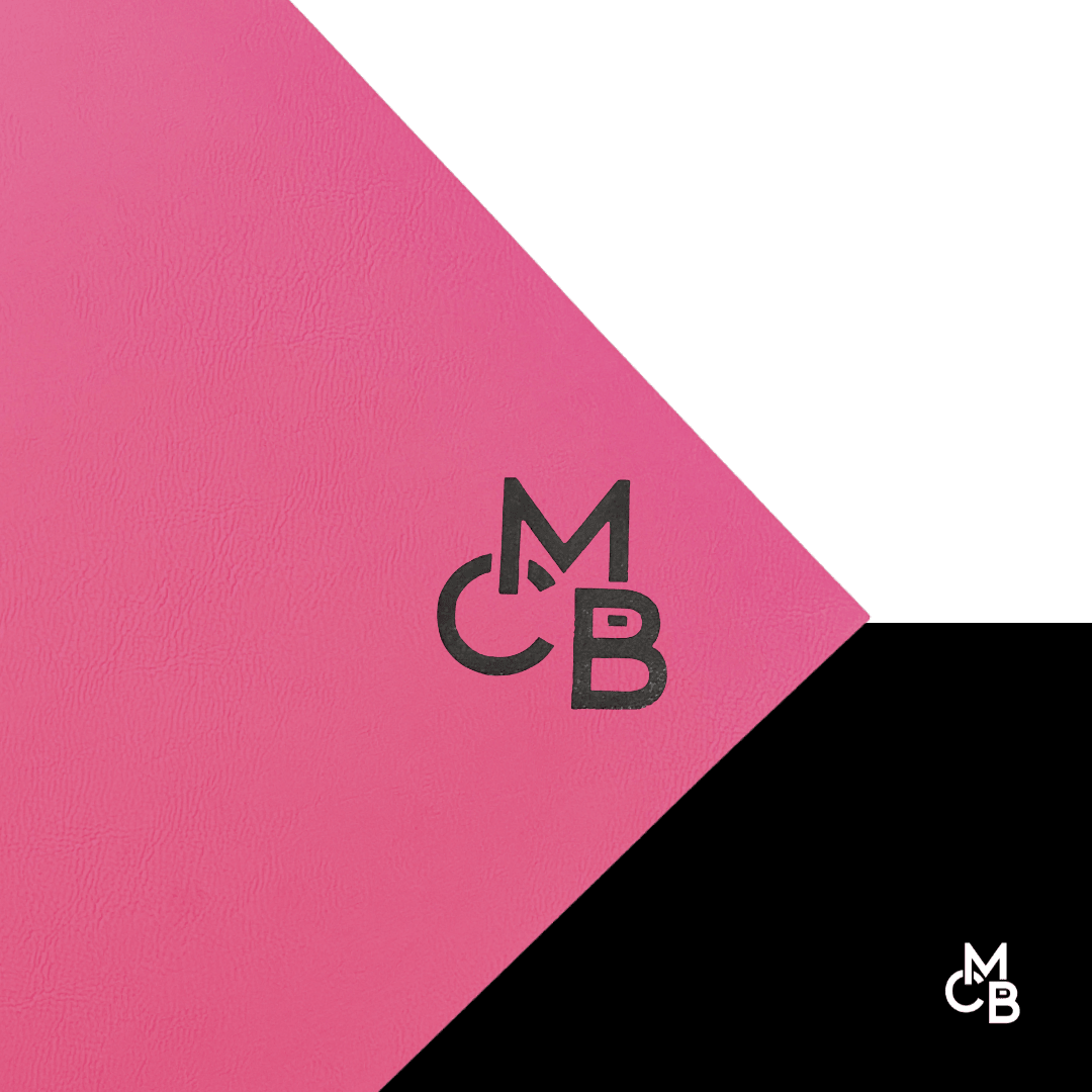 Legacy Leatherette | PINK ENGRAVES BLACK - Leatherette
