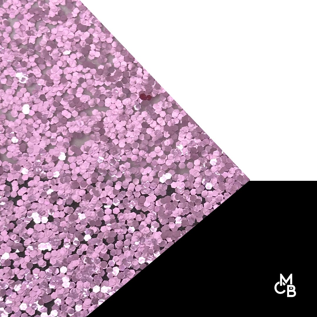 Light Pink Hex Glitter Cast Acrylic | Glitter Acrylic Sheet | CMB Acrylic