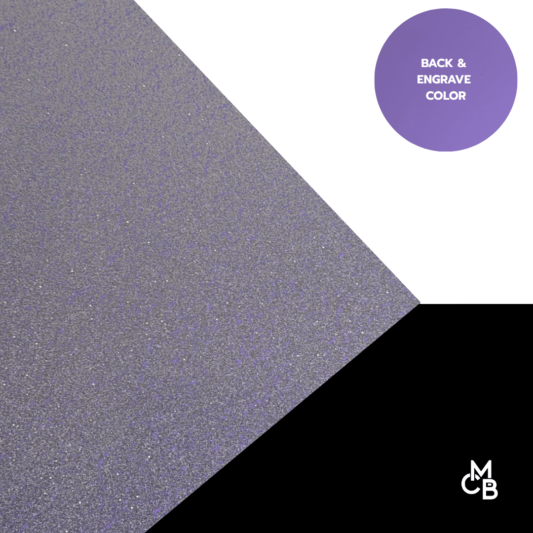 Lilac Shimmer Glitter Cast Acrylic | Glitter Acrylic Sheet | CMB Acrylic