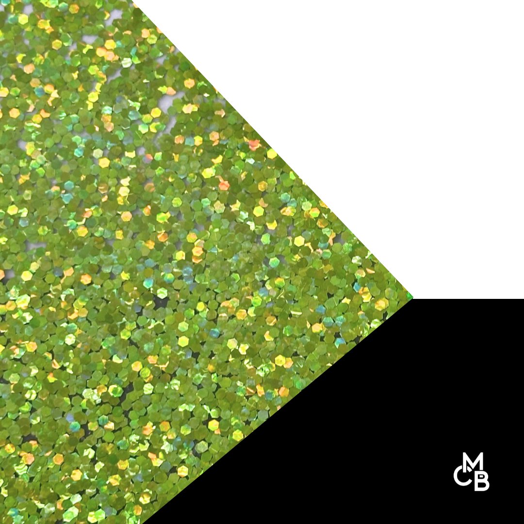 Lime Green Holographic Hex Glitter Cast Acrylic | Glitter Acrylic Sheet | CMB Acrylic