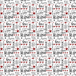 Love Typography Pattern Acrylic Sheets - CMB Pattern Acrylic