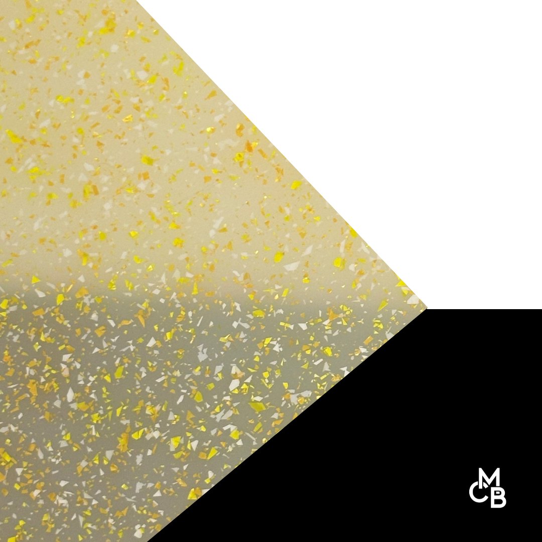 Luminous Siesta MicroFlake Glitter Cast Acrylic | Glitter Acrylic Sheet | CMB Acrylic