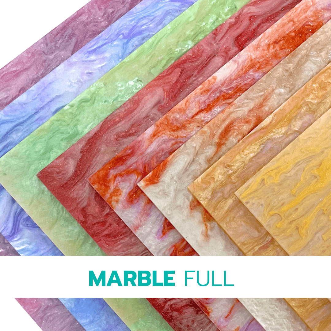 Marble Cast Acrylic Sheets | 1/8" | 24" X 40" - Acrylic Sheets
