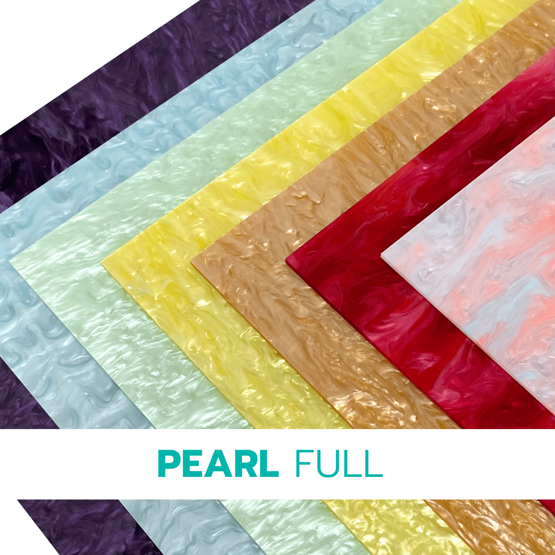 Marbled Pearl Cast Acrylic Sheets | 1/8" | 24" X 40" - Acrylic Sheets